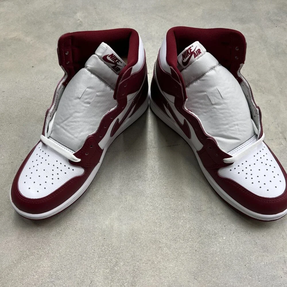 Nike Men's Air Jordan 1 High OG Artisanal Team Red DZ5485 160 - New - Picture 5 of 6